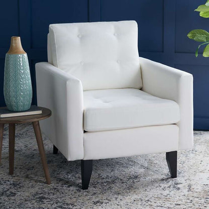 Safavieh - Caleb Club Chair - White - MCR4569A veiw 2