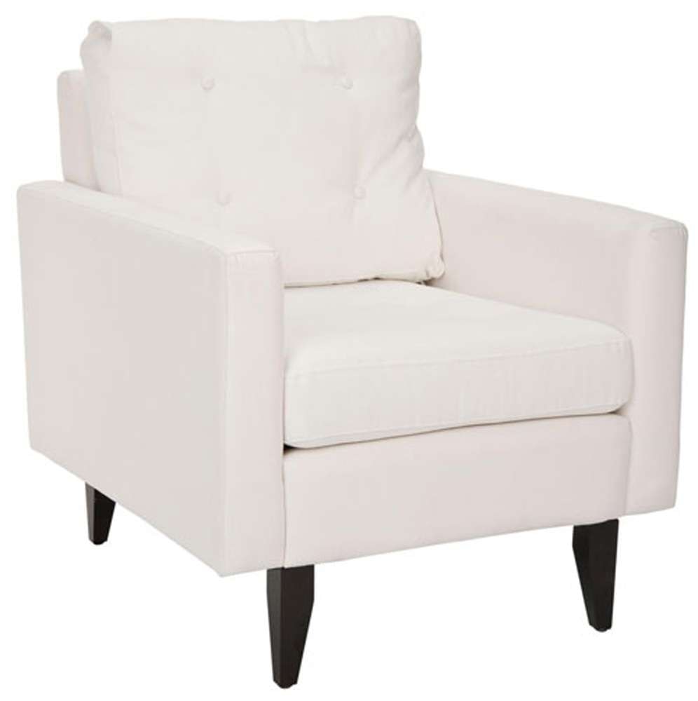 Safavieh - Caleb Club Chair - White - MCR4569A veiw 3