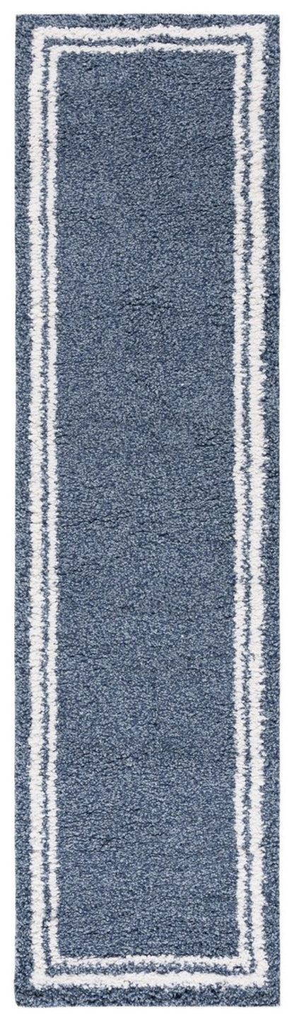 Safavieh - Calico Shag 100M Blue / Ivory - 2.2" X 5" - CLC100M-25 view 1