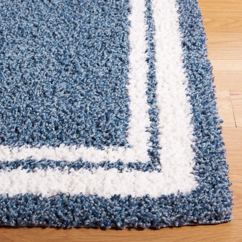 Safavieh - Calico Shag 100M Blue / Ivory - 3" X 5" - CLC100M-3 view 3