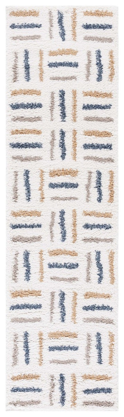 Safavieh - Calico Shag 112A Ivory / Gold - 2.2" X 9" - CLC112A-29 view 1