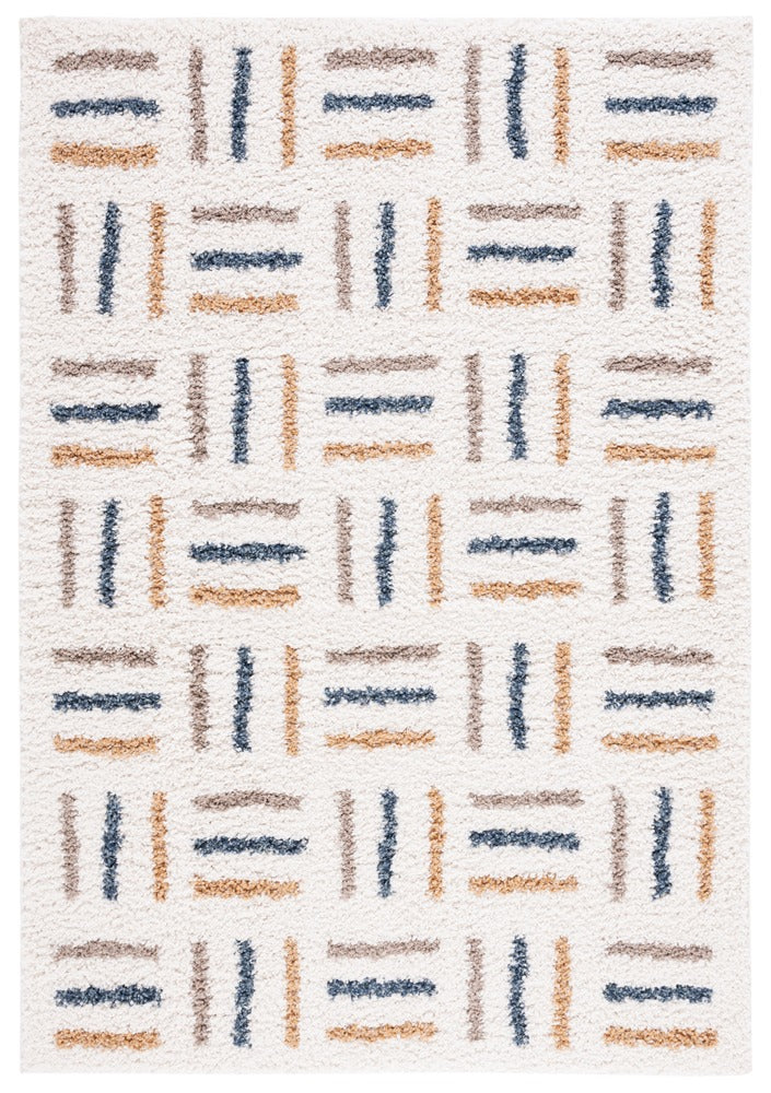 Safavieh - Calico Shag 112A Ivory / Gold - 6" X 8" - CLC112A-68 view 1