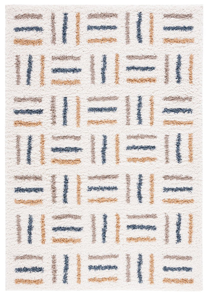 Safavieh - Calico Shag 112A Ivory / Gold - 6" X 8" - CLC112A-68 view 1