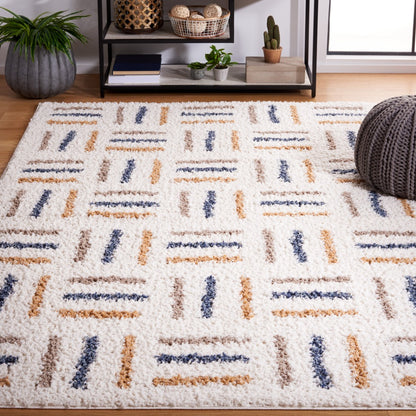 Safavieh - Calico Shag 112A Ivory / Gold - 6" X 8" - CLC112A-68 view 2