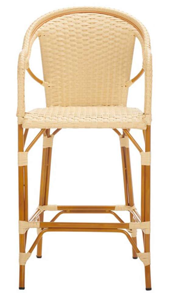 Safavieh - California Barstool W Arms - Natural - PAT7535A veiw 1
