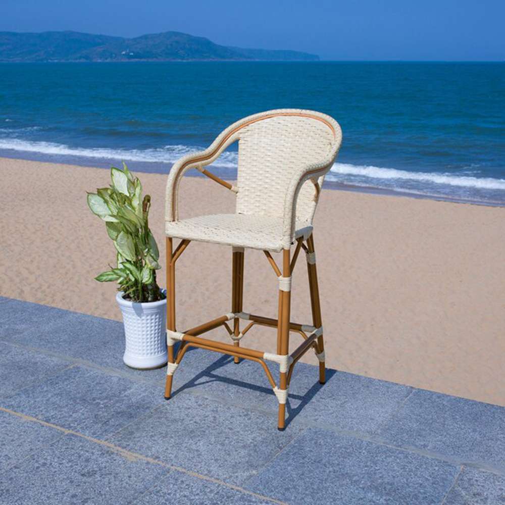 Safavieh - California Barstool W Arms - Natural - PAT7535A veiw 3