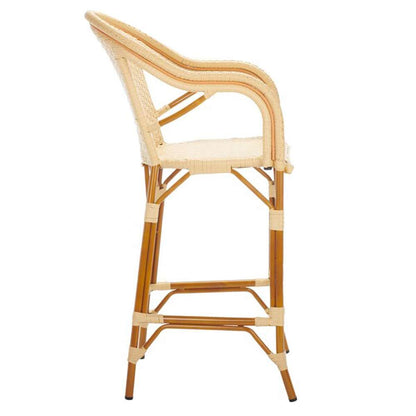Safavieh - California Barstool W Arms - Natural - PAT7535A veiw 5