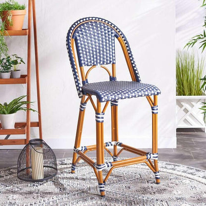 Safavieh - California Counter Stool - Navy - White - PAT7532E veiw 3