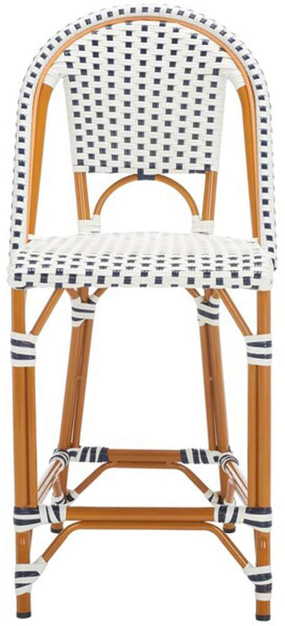 Safavieh - California Counter Stool - White - Navy - PAT7532D veiw 1