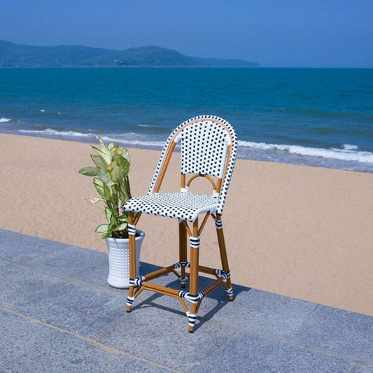 Safavieh - California Counter Stool - White - Navy - PAT7532D veiw 2