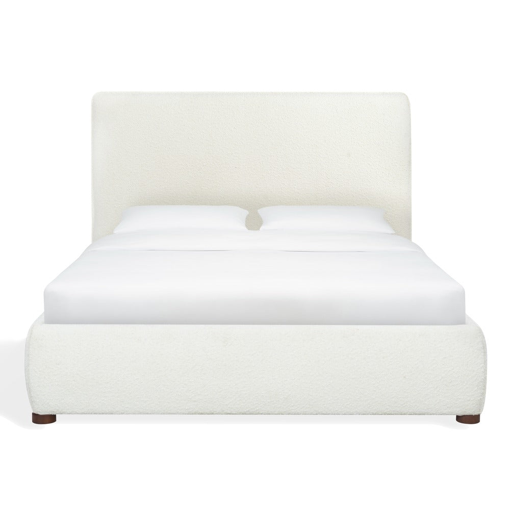 Safavieh - Callahan Boucle Full Bed / Ivory / Walnut - SFV4801A-F-2BX view 1