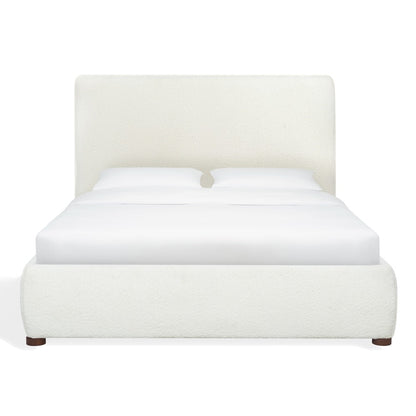 Safavieh - Callahan Boucle Full Bed / Ivory / Walnut - SFV4801A-F-2BX view 1