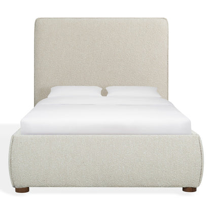 Safavieh - Callahan Boucle Twin Bed / Oatmeal / Walnut - SFV4801F-T-2BX view 1