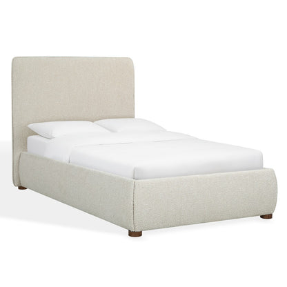 Safavieh - Callahan Boucle Twin Bed / Oatmeal / Walnut - SFV4801F-T-2BX view 3