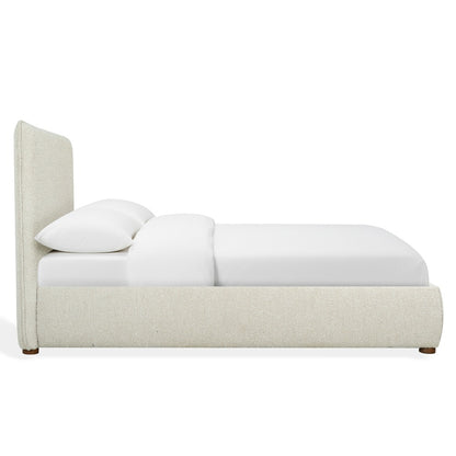 Safavieh - Callahan Boucle Twin Bed / Oatmeal / Walnut - SFV4801F-T-2BX view 4