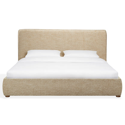 Safavieh - Callahan Chenille Queen Bed / Light Brown / Walnut - SFV4801J-Q-2BX view 1