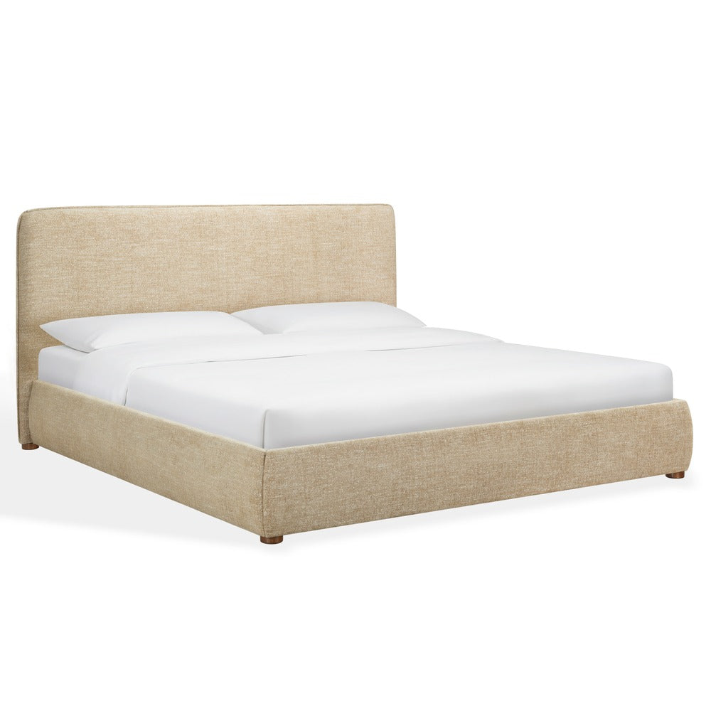 Safavieh - Callahan Chenille Queen Bed / Light Brown / Walnut - SFV4801J-Q-2BX view 3