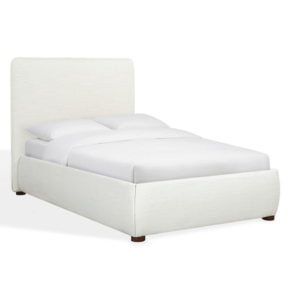 Safavieh - Callahan Linen Twin Bed / White / Walnut - SFV4801C-T-2BX view 2