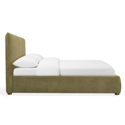 Safavieh - Callahan Teddy Full Bed / Olive Green / Walnut - SFV4801I-F-2BX view 4