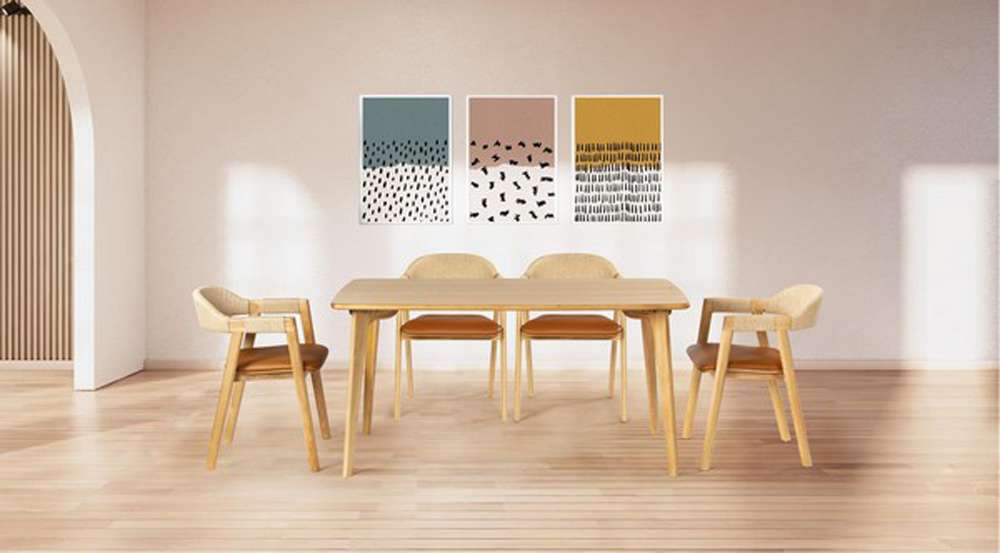 Safavieh - Couture - Calverton Wood Dining Table - Natural - SFV4201A veiw 3