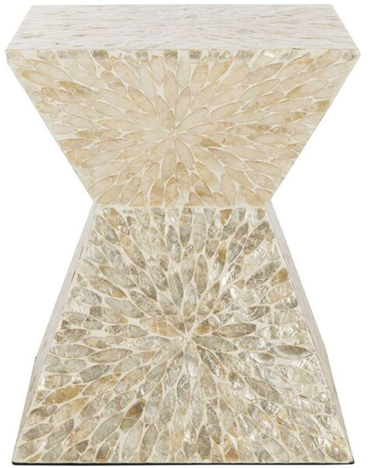 Safavieh - Calypso Sunburst Mosaic Stool - Multi - Beige - TRB1005A veiw 1