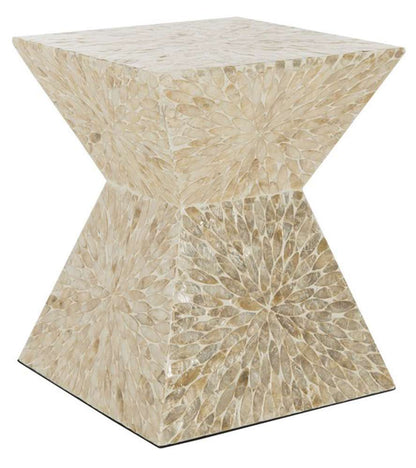 Safavieh - Calypso Sunburst Mosaic Stool - Multi - Beige - TRB1005A veiw 3