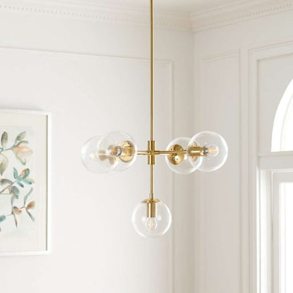 Safavieh - Camaria 5Lt 23in Chandelier - Gold - CHA7002A veiw 1
