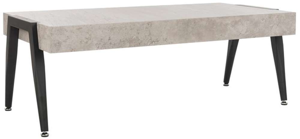 Safavieh - Cameron Coffee Table - Light Grey - Black - COF7008A veiw 3