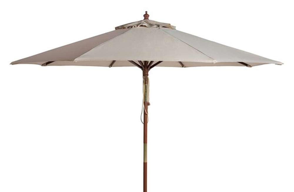Safavieh - Cannes 11Ft Wood Umbrella - Beige - PAT8109A veiw 1