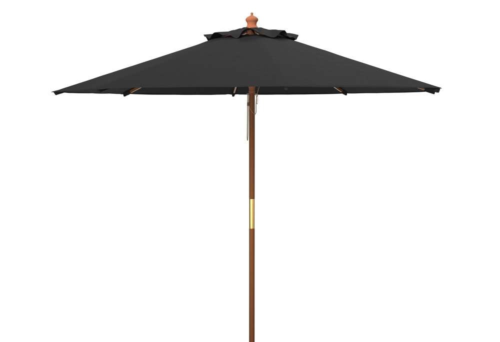 Safavieh - Cannes 11Ft Wood Umbrella - Grey - PAT8109B veiw 1