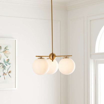 Safavieh - Cantrys 3Lt 18in Chandelier - Brass - CHA7010A veiw 2