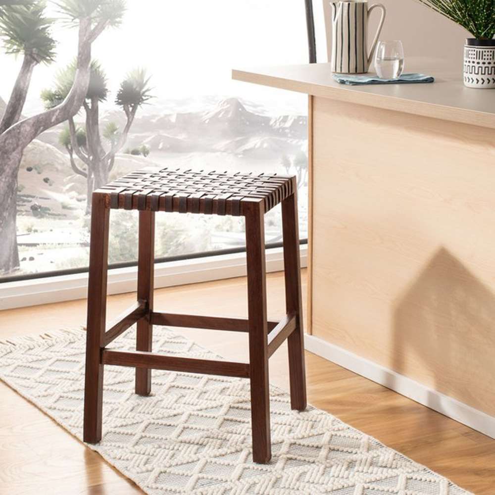 Safavieh - Capri Counter Stool - Brown - Brown - BST1009C veiw 2