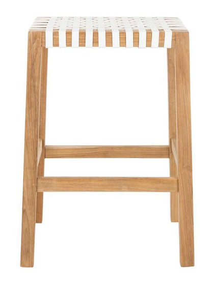 Safavieh - Capri Counter Stool - Natural - White - BST1009A veiw 1