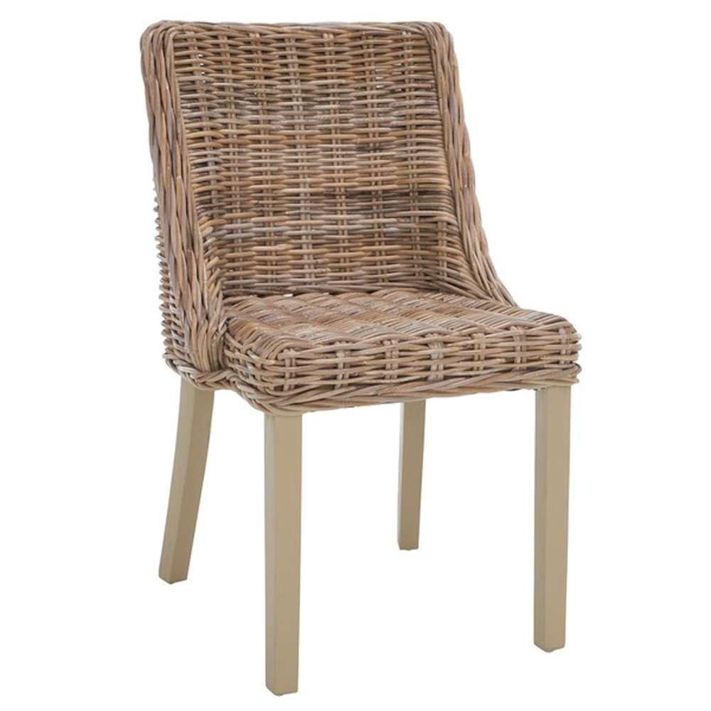 Safavieh - Caprice Dining Chair - Grey  (Set of 2) - SEA7005A-SET2 veiw 3
