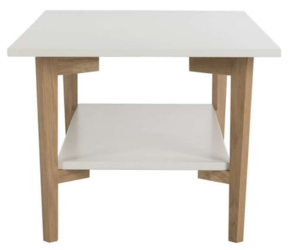 Safavieh - Caraway Rectangle Coffee Table - White - Oak - FOX8202A veiw 4