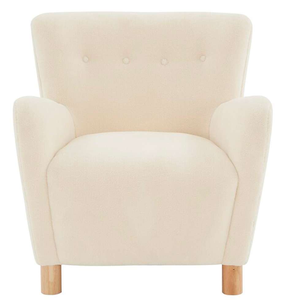 Safavieh - Couture - Carey Faux Shearling Chair - Ivory - SFV4794A veiw 1