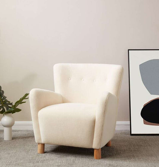Safavieh - Couture - Carey Faux Shearling Chair - Ivory - SFV4794A veiw 2