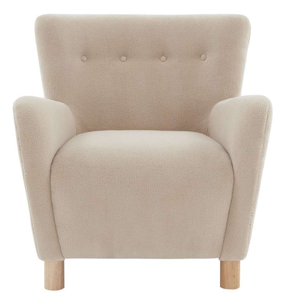 Safavieh - Couture - Carey Faux Shearling Chair - Tan - SFV4794B veiw 1