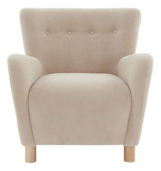 Safavieh - Couture - Carey Faux Shearling Chair - Tan - SFV4794B veiw 1