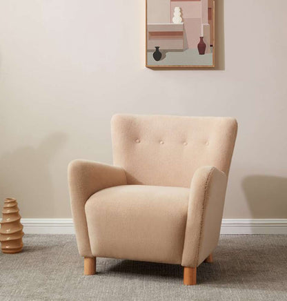 Safavieh - Couture - Carey Faux Shearling Chair - Tan - SFV4794B veiw 2