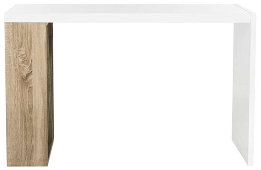 Safavieh - Carlene Desk - White - Oak - FOX4235A veiw 1