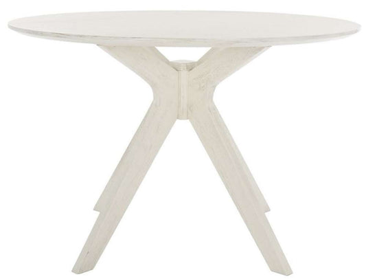 Safavieh - Couture - Carolee 46in Round Dining Table - White Washed - SFV2134A veiw 1