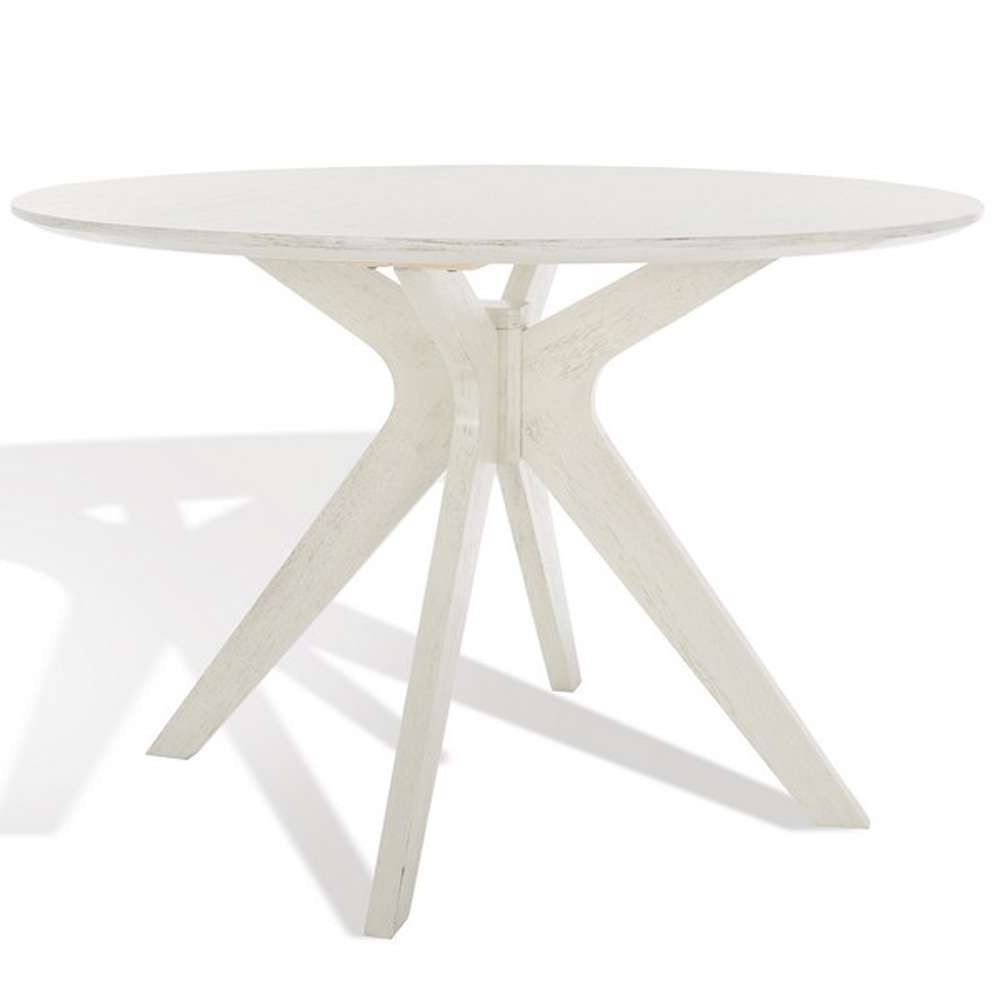 Safavieh - Couture - Carolee 46in Round Dining Table - White Washed - SFV2134A veiw 4