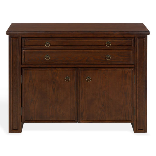 Safavieh - Caroline 2  Drawer & 2 Shelf Chest / Walnut / Brass - SFV4283A view 1