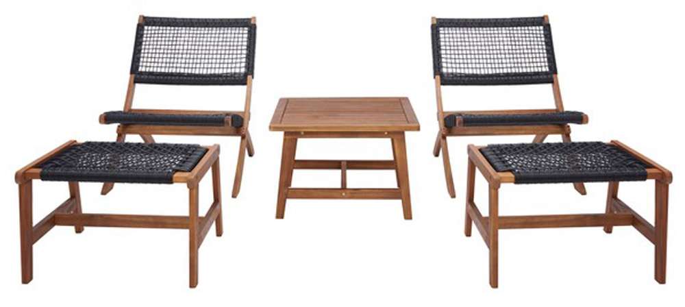 Safavieh - Casella Living Set - Natural - Black - PAT7077E veiw 1