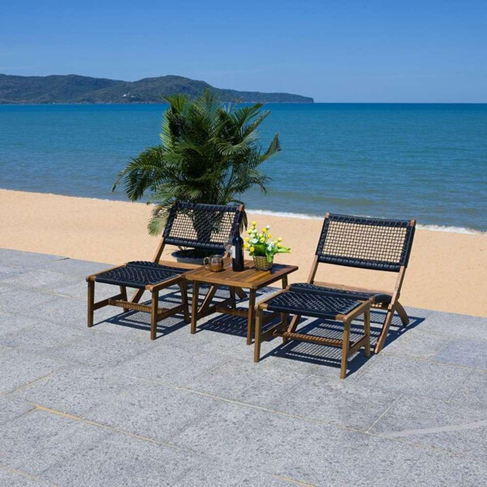 Safavieh - Casella Living Set - Natural - Black - PAT7077E veiw 2