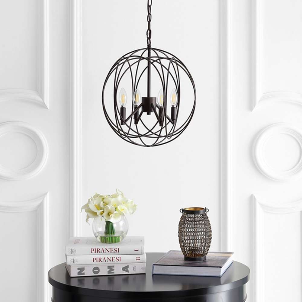 Safavieh - Cason 4Lt 15.75 Inch Pendant - Brass - PND4055A veiw 1