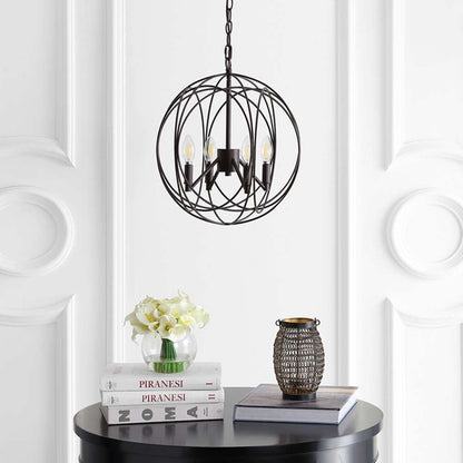 Safavieh - Cason 4Lt 15.75 Inch Pendant - Brass - PND4055A veiw 1