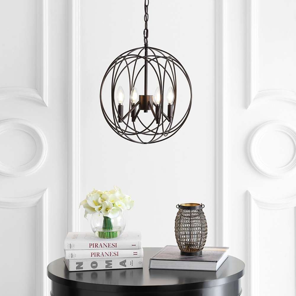 Safavieh - Cason 4Lt 15.75 Inch Pendant - Brass - PND4055A veiw 2