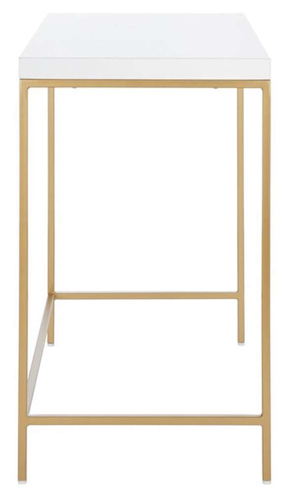 Safavieh - Cass Desk - White - Gold - DSK5015A veiw 4